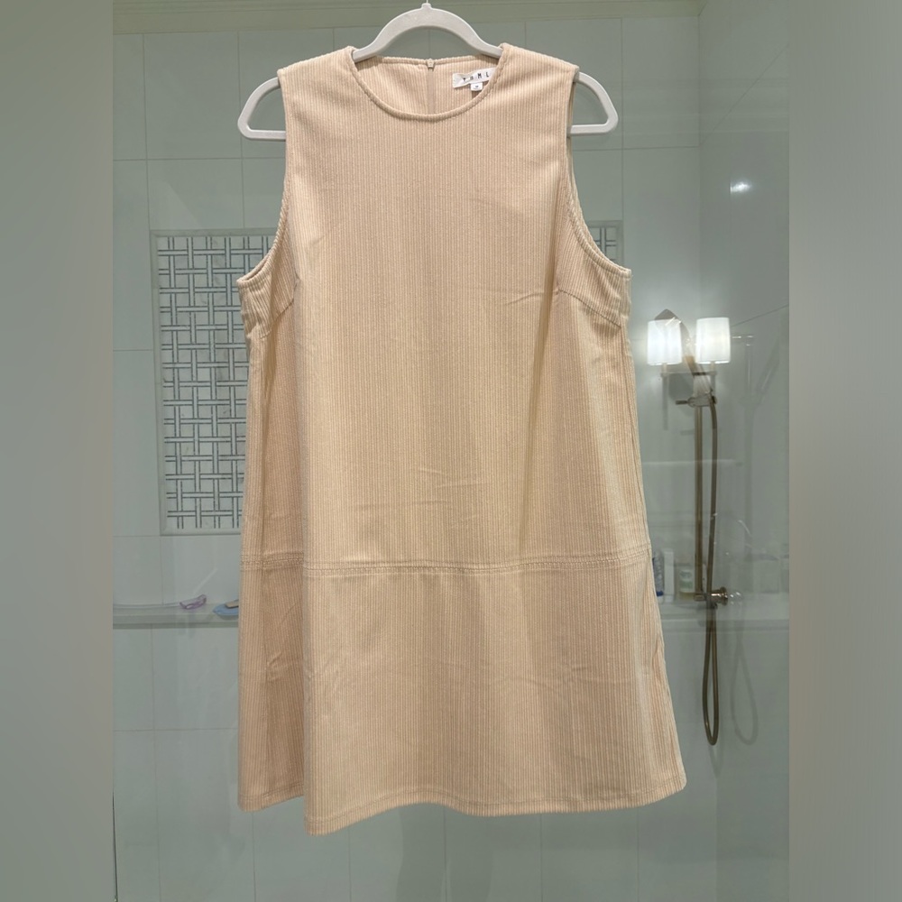 THML Ribbed Cream Dress